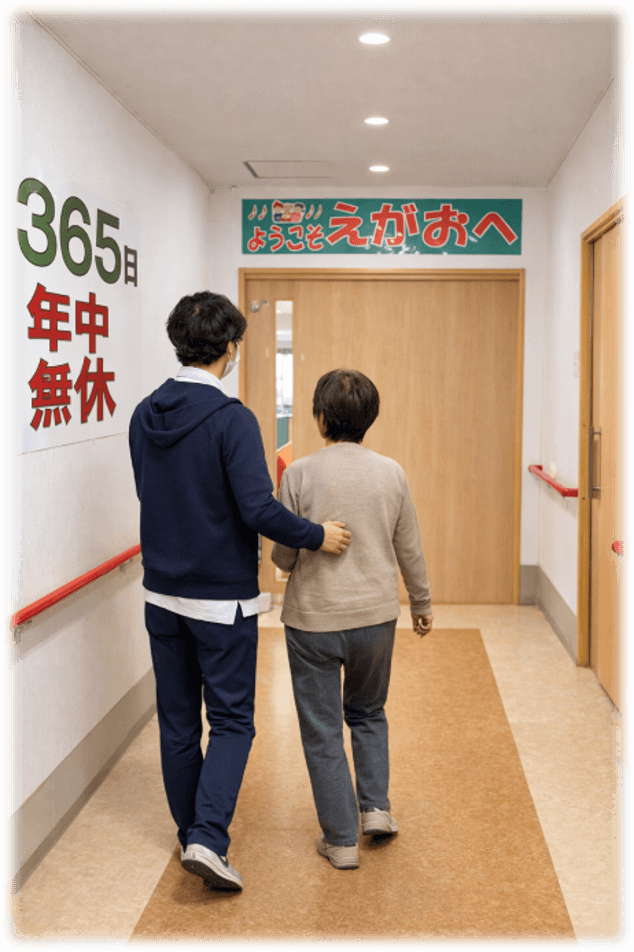 歩行訓練の様子
